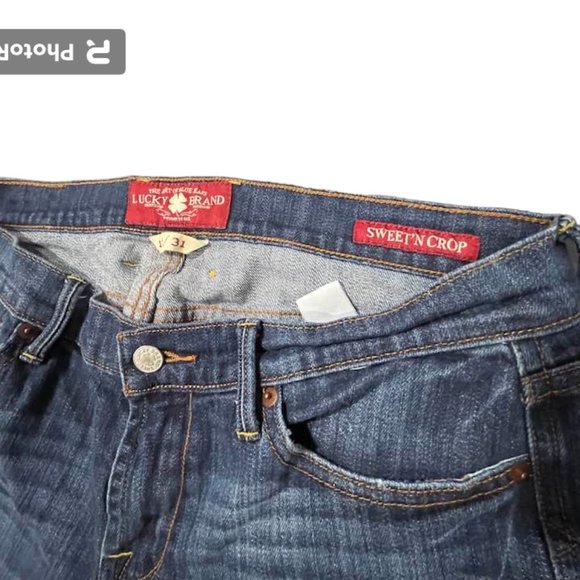 Lucky Brand Sweet N' Crop Women's Denim Cropped Low-Rise Jeans 12/31 - Picture 13 of 16
